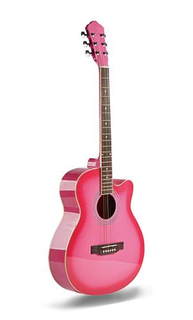 Højglans akustisk studenterguitar