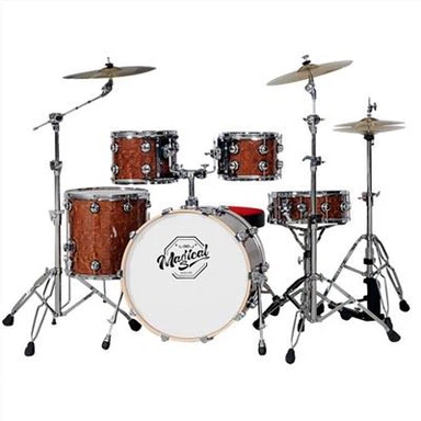 Vintage bordeaux trommesæt